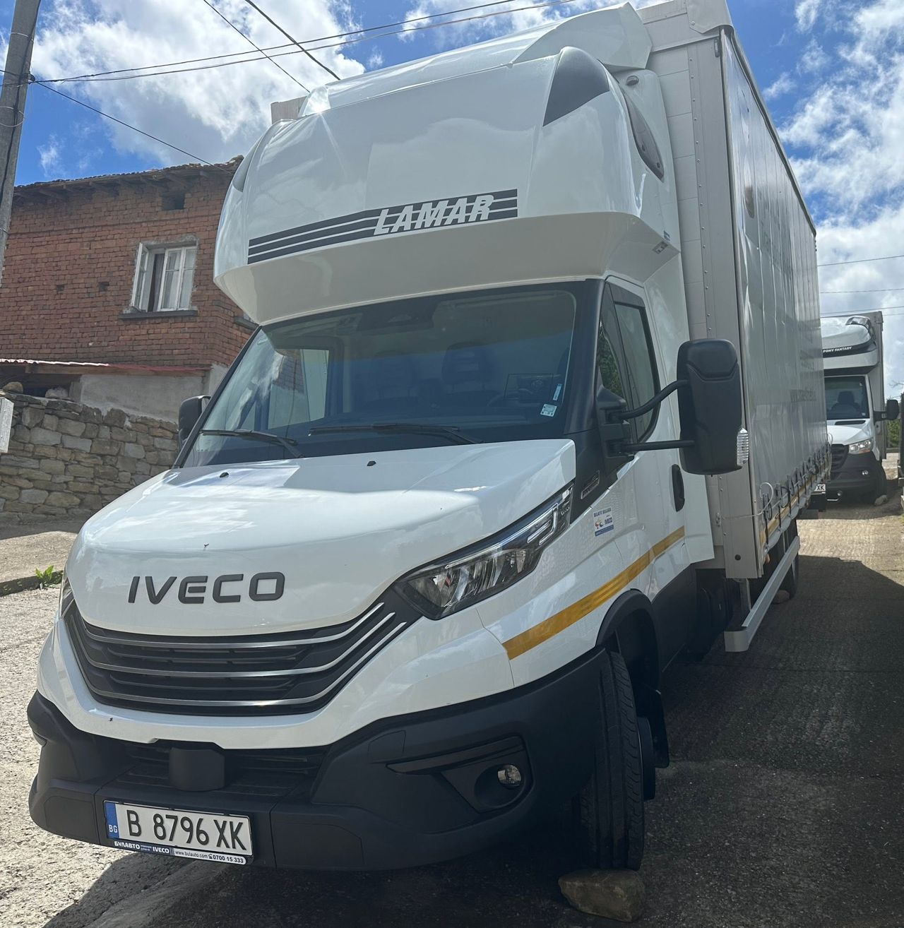 New Iveco Daily removal truck joining the Space 4 Time Ltd fleet
